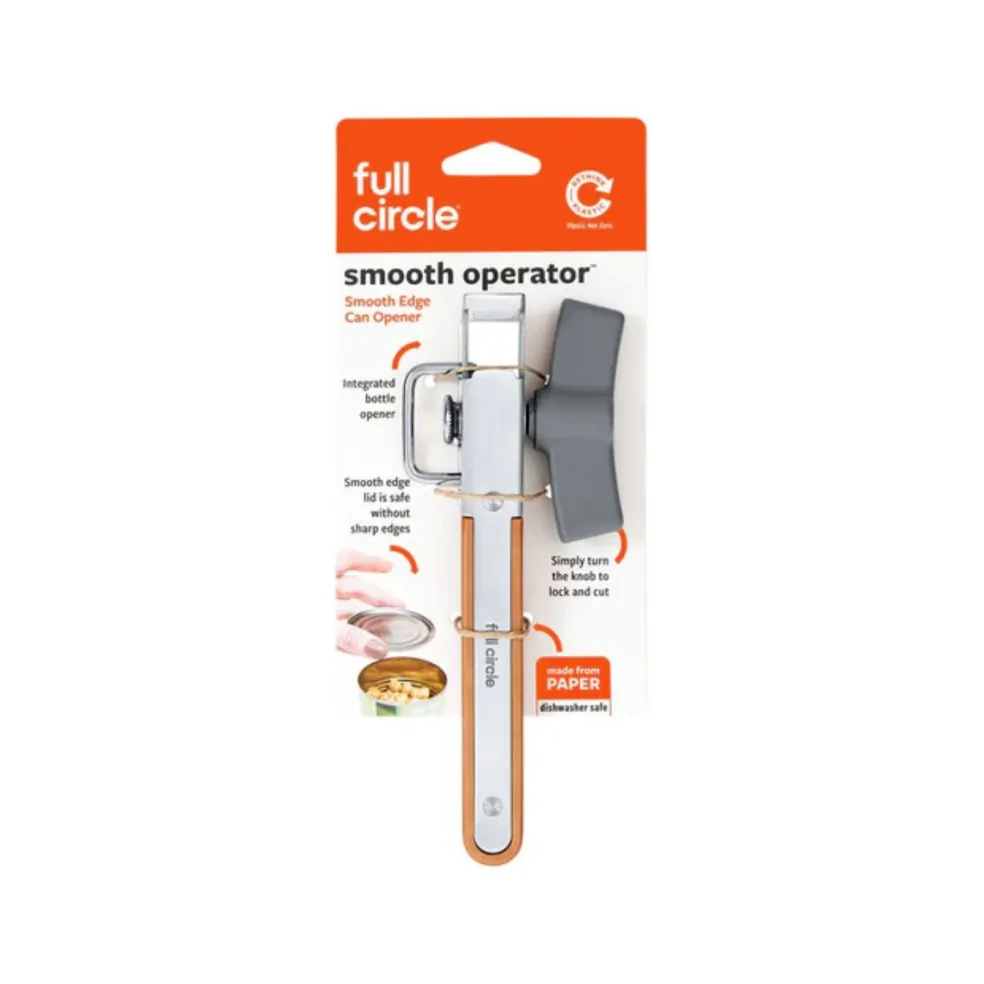 Abrelatas de acero inoxidable Smooth Operator Full Circle