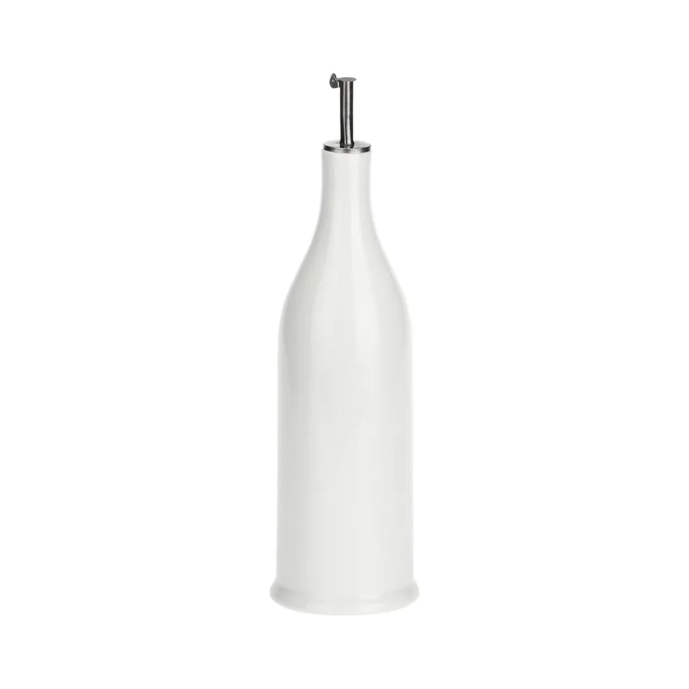 Aceitera cilíndrica de porcelana Menage La Porcellana Bianca