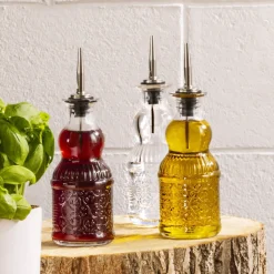 Aceitera y vinagrera de cristal Heritage Bormioli Rocco