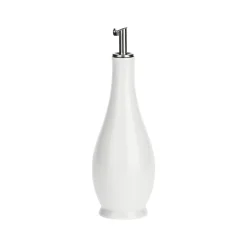 Aceitera y vinagrera ovalada de porcelana Menage La Porcellana Bianca