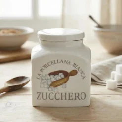 Azucarero de porcelana Conserva La Porcellana Bianca