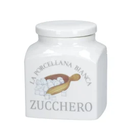 Azucarero de porcelana Conserva La Porcellana Bianca