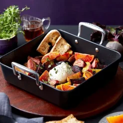 Bandeja asadora antiadherente Le Creuset (fuego y horno)