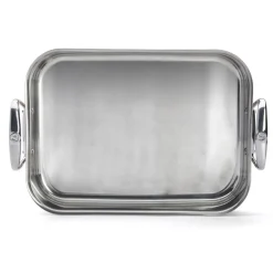 Bandeja asadora de cobre Inocuivre con asas de inox De Buyer