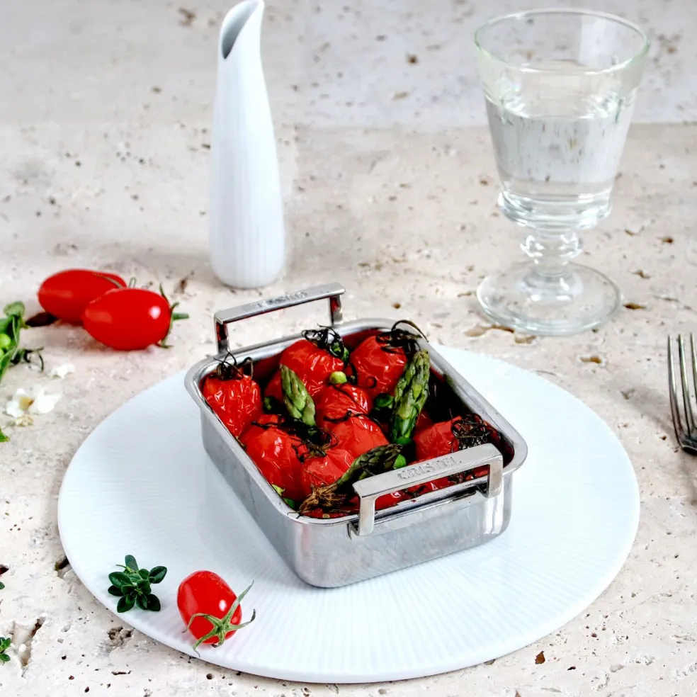 Bandeja de acero inoxidable mini 3-Ply Cristel