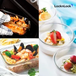 Bandeja de cristal para horno Lock&Lock