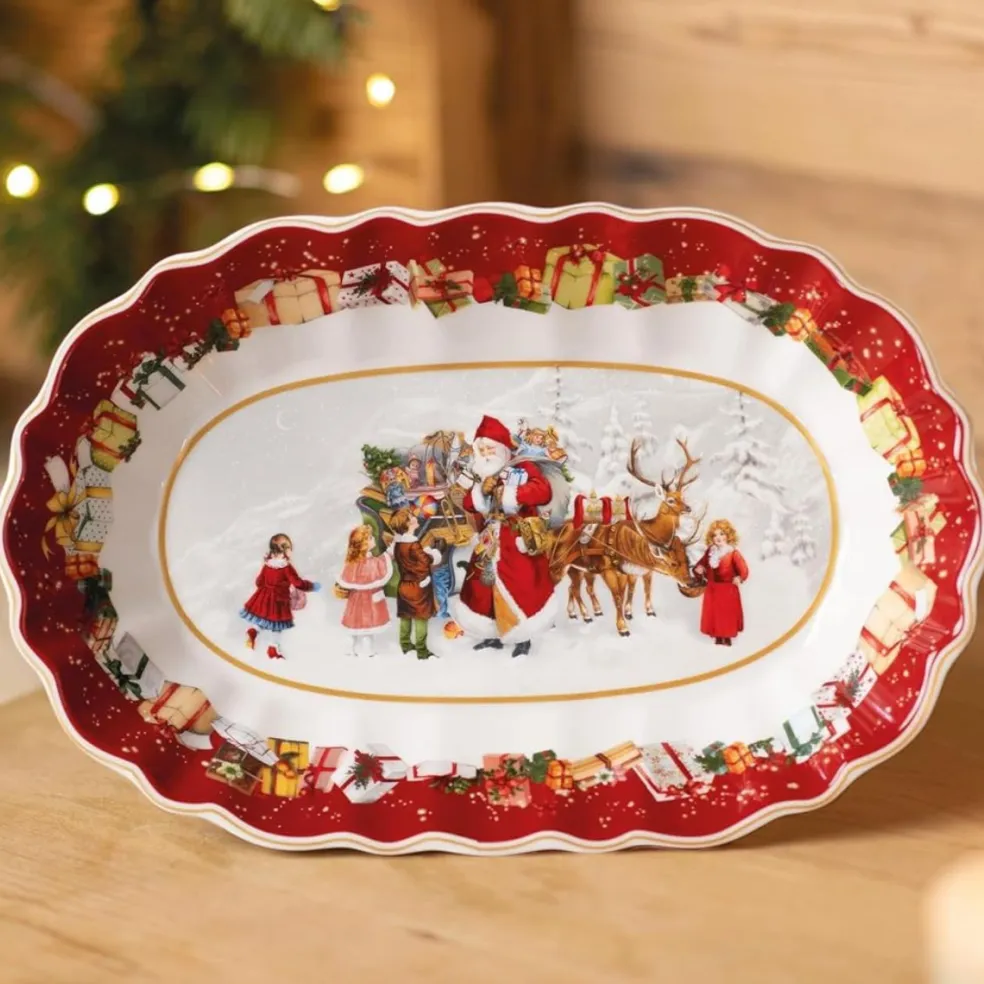 Bandeja ovalada de porcelana para servir Toy's Fantasy Villeroy & Boch