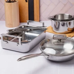 Bandeja para horno de acero inoxidable 3-Ply Cristel
