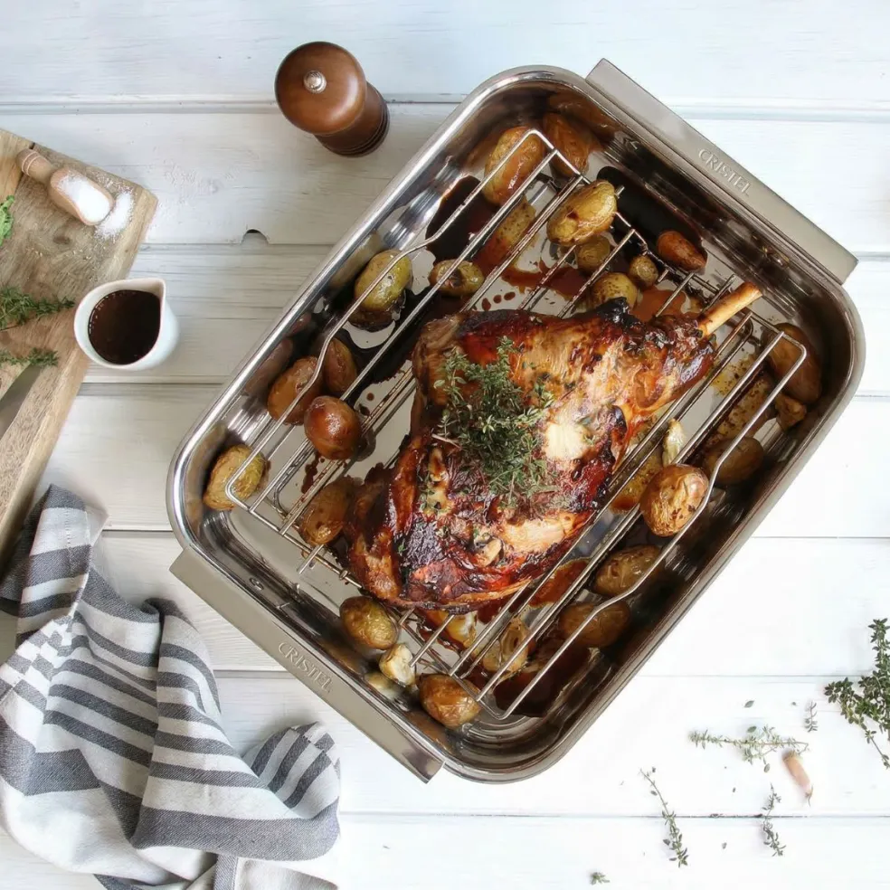 Bandeja para horno de acero inoxidable 3-Ply Cristel