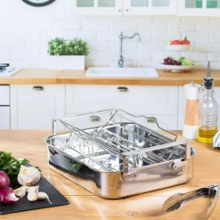 Bandeja para horno de acero inoxidable 3-Ply Cristel