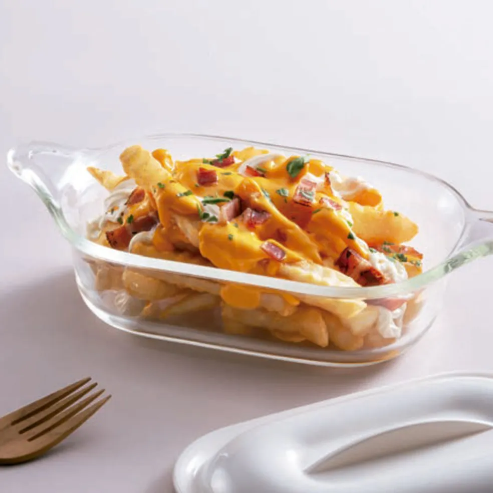 Bandeja para horno de cristal con asas Lock&Lock