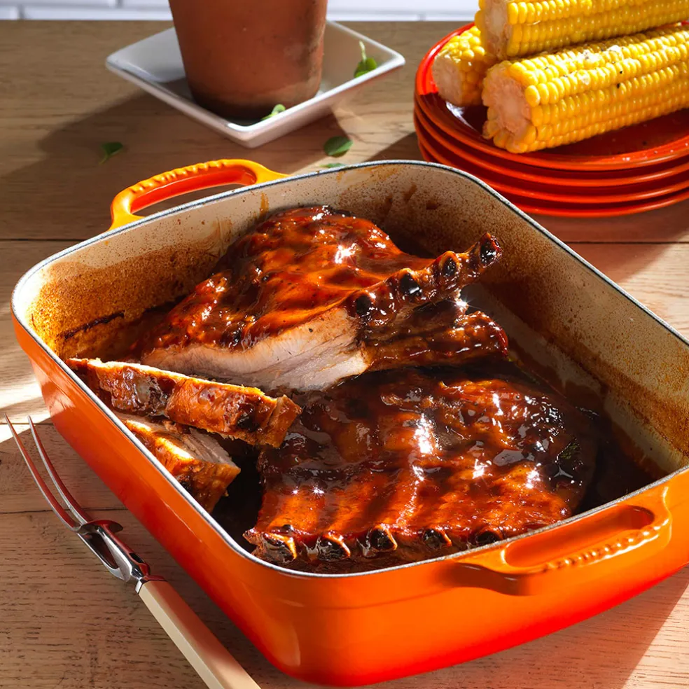 Bandeja rectangular de hierro fundido Le Creuset
