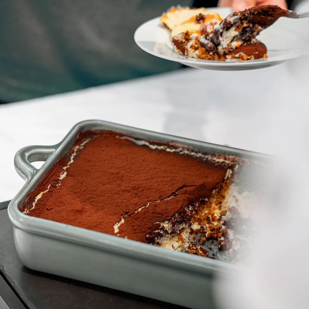 Bandeja rectangular de porcelana francesa Bombance Revol