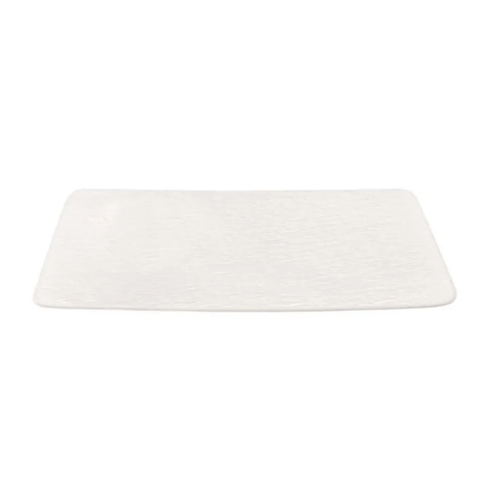 Bandeja rectangular de porcelana para servir Manufacture Rock Villeroy & Boch