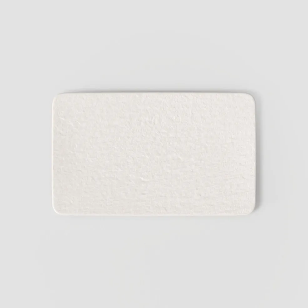 Bandeja rectangular de porcelana para servir Manufacture Rock Villeroy & Boch