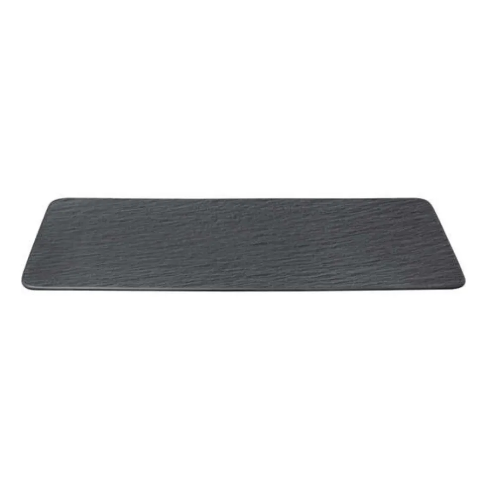 Bandeja rectangular de porcelana para servir Manufacture Rock Villeroy & Boch