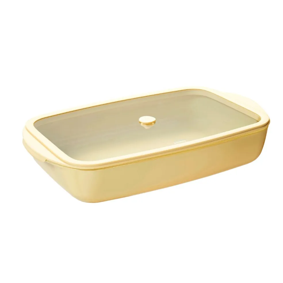Bandejas de hornear de cristal con tapa Pebbly