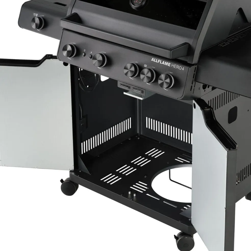 Barbacoa de gas AllFlame Hero 4 Rösle