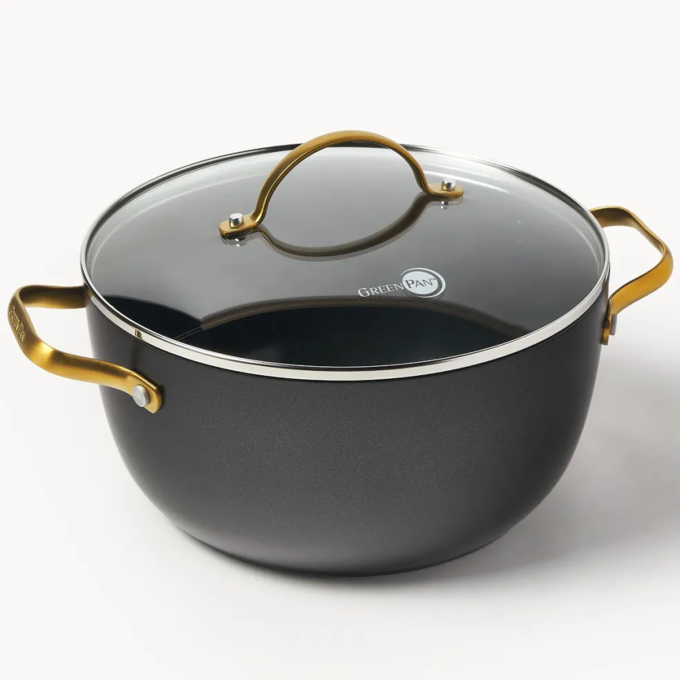 Batería de cocina cerámica 6 piezas Padova Reserve Black GreenPan