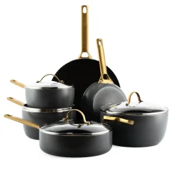 Batería de cocina cerámica 6 piezas Padova Reserve Black GreenPan