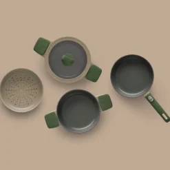 Batería de cocina cerámica 5 piezas Compac Pro Ceramic Bra