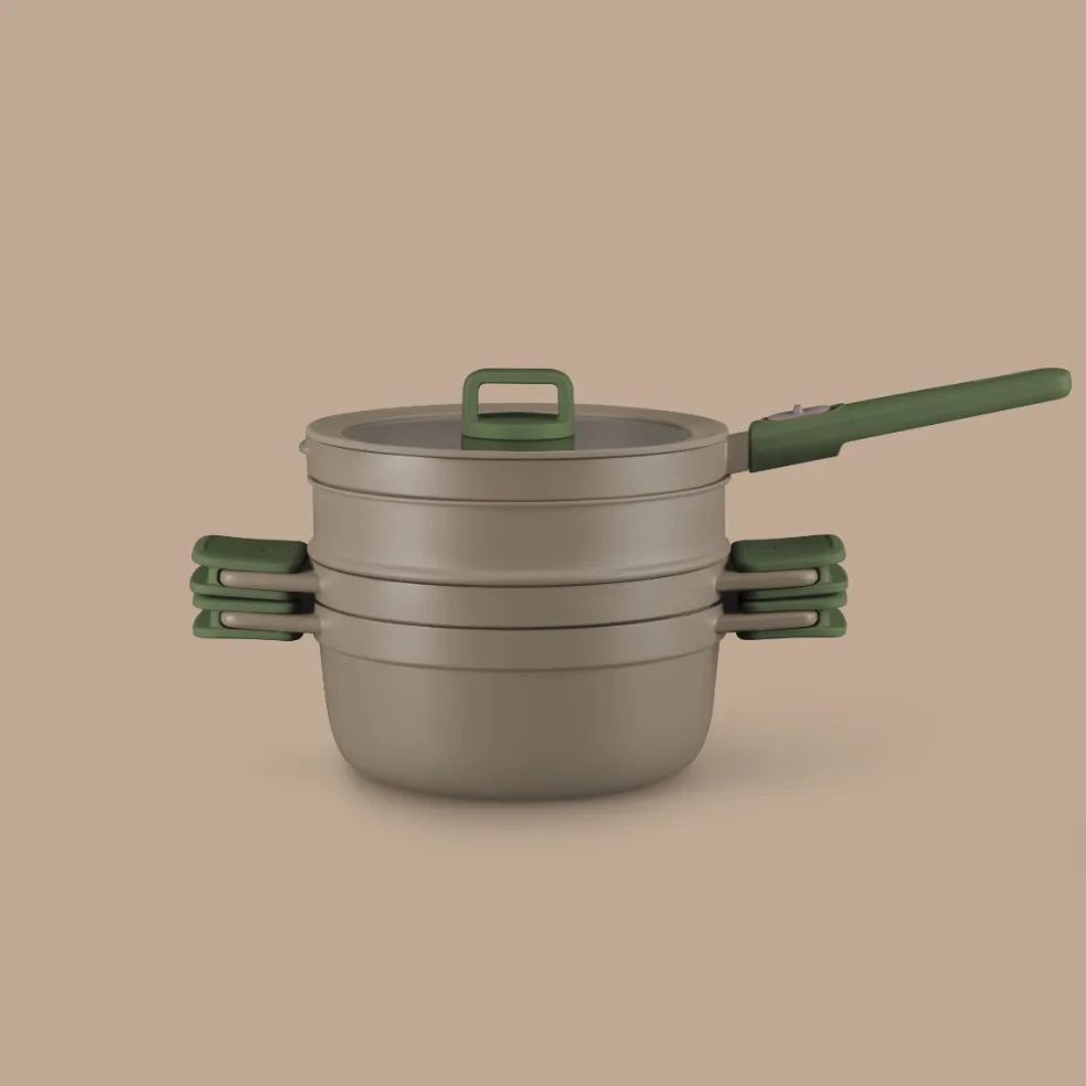 Batería de cocina cerámica 5 piezas Compac Pro Ceramic Bra