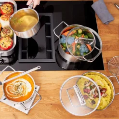 Batería de cocina de acero inoxidable 4 piezas Expertiso Rösle