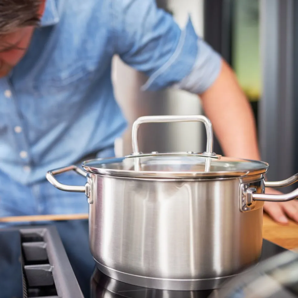 Batería de cocina de acero inoxidable 4 piezas Expertiso Rösle