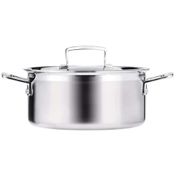 Batería de 3 piezas acero inoxidable Le Creuset
