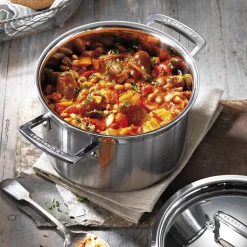 Batería de 3 piezas acero inoxidable Le Creuset
