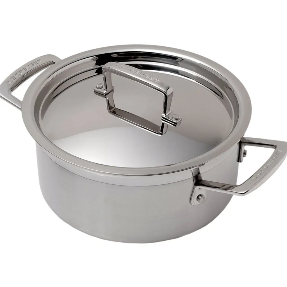 Batería 5 piezas de acero inoxidable Le Creuset