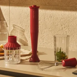 Batidora de mano con accesorios Plisse Alessi