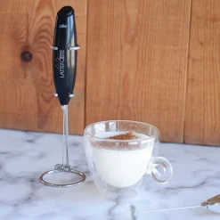 Batidor espumador para leche Cilio (con soporte)