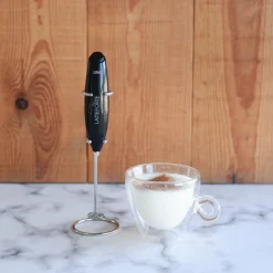 Batidor espumador para leche Cilio (con soporte)