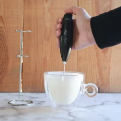 Batidor espumador para leche Cilio (con soporte)