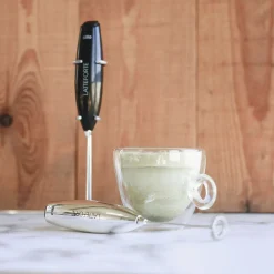 Batidor espumador para leche Cilio (con soporte)