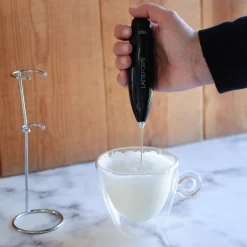 Batidor espumador para leche Cilio (con soporte)