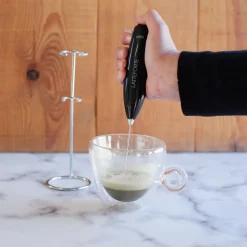 Batidor espumador para leche Cilio (con soporte)