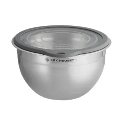 Bol acero inoxidable con tapa de cristal Le Creuset
