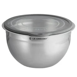 Bol acero inoxidable con tapa de cristal Le Creuset