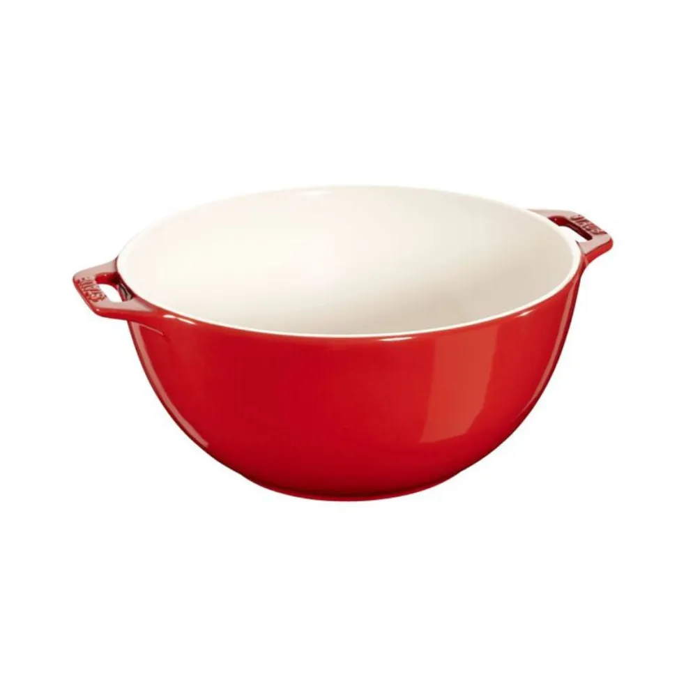 Bol cerámico con asas Staub
