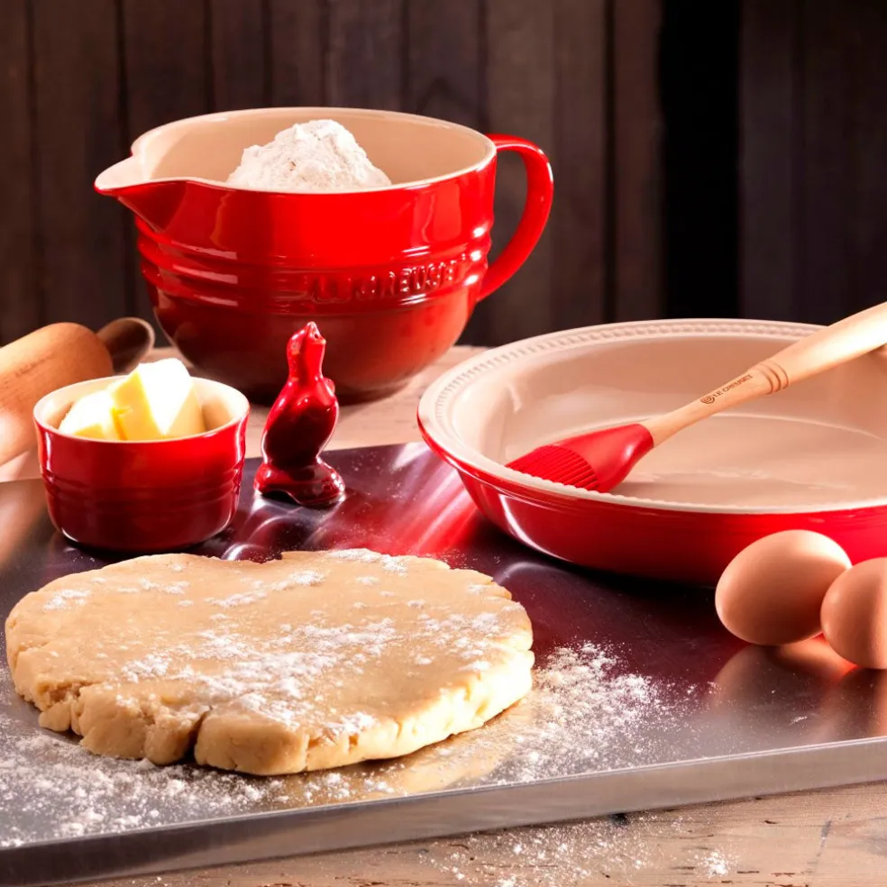 Bol cerámico con asa y pico vertedor de Le Creuset