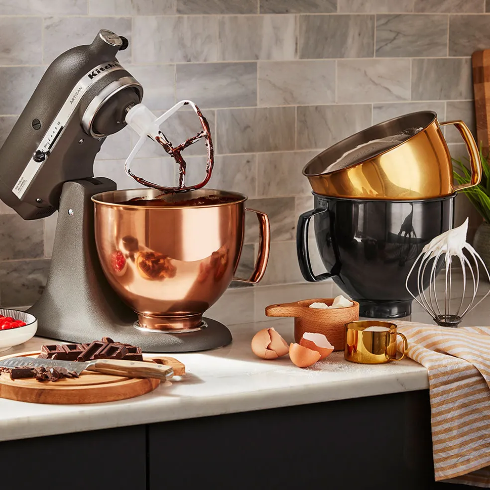 Bol de acero inoxidable cromado de 4,8l KitchenAid