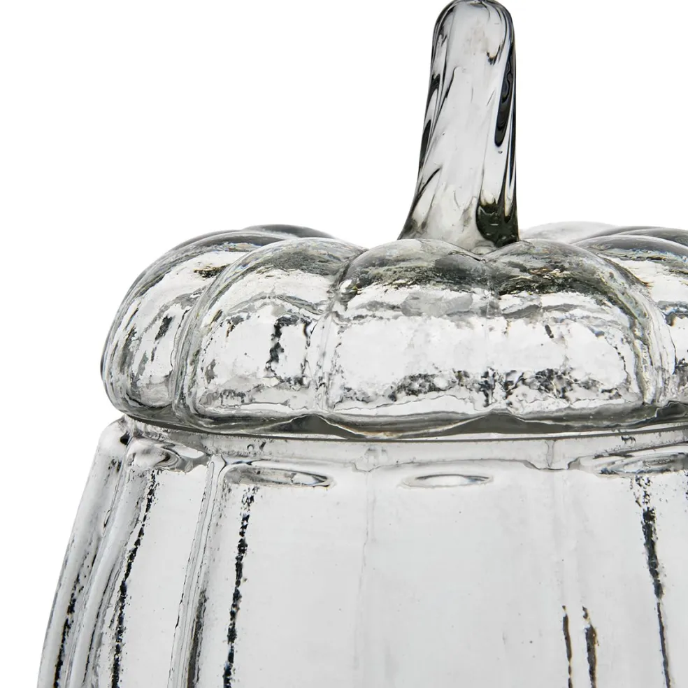 Bol de cristal con tapa Pumpkin Affari of Sweden