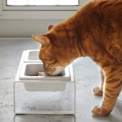 Bol doble para mascotas Tower Yamazaki