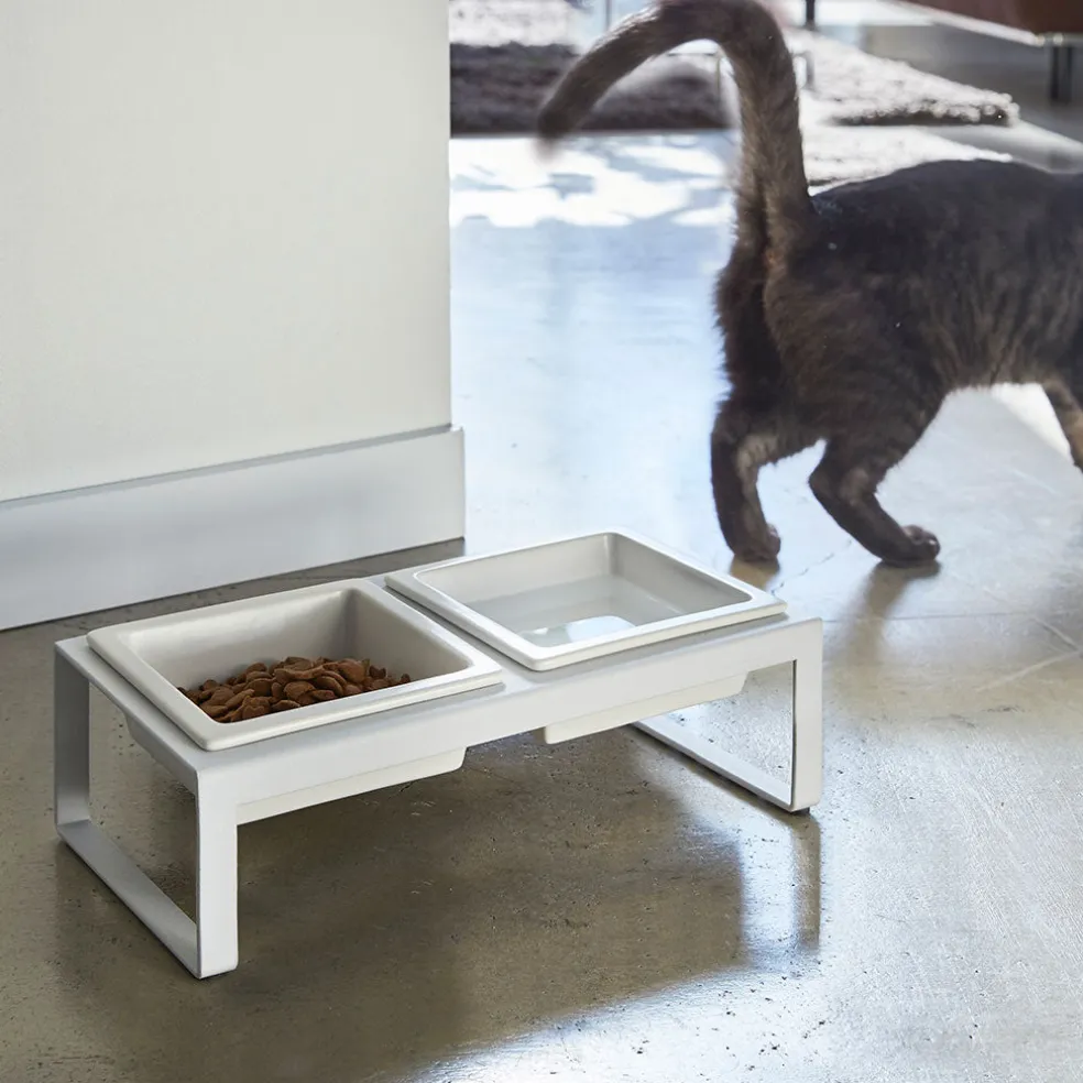 Bol doble para mascotas Tower Yamazaki