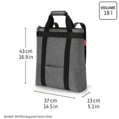 Bolsa-mochila Daypack Twist Silver Reisenthel