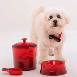 Bote contenedor con cuchara Le Creuset