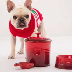 Bote contenedor con cuchara Le Creuset