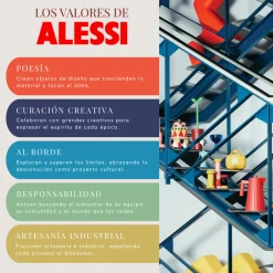 Bote hermético de acero y vidrio Girotondo Alessi